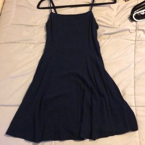 Navy Blue dress . Small , worn